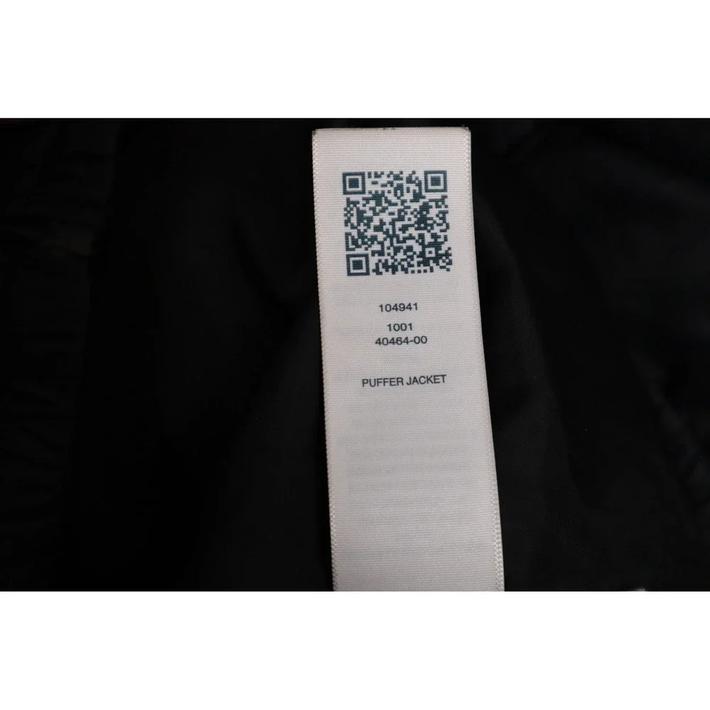 True Religion Mens Black Quilted Puffer Jacket Full Zip Lightweight 2XL 104941